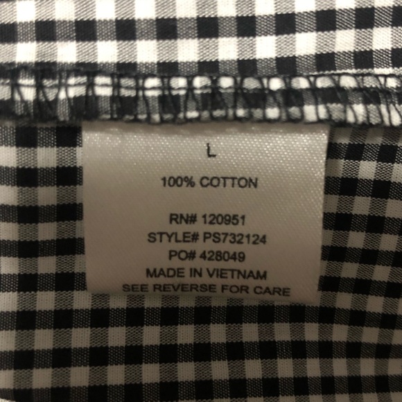 🆕 Pink Rose Gingham Plaid Cold-Shoulder Top - Picture 5 of 5